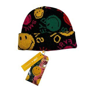 NWT Farm Rio Smiley Rainbow Beanie - Hard To Find